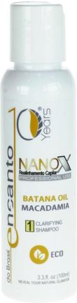 Encanto Nanox Clarifying Szampon Przed Zabiegiem Keratynowego Prostowania Włosów 100Ml