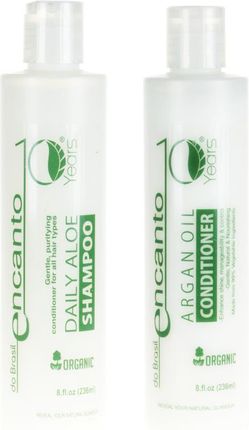Encanto Organic Organiczny Zestaw Przedłużający Efekt Keratynowego Prostowania: Szampon 236Ml + Odżywka 236Ml