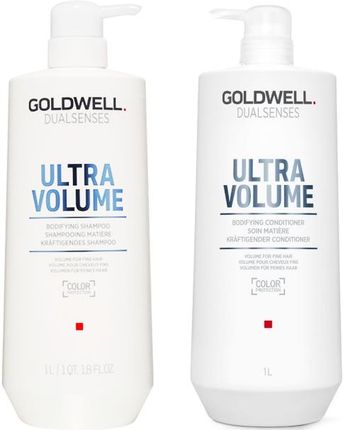 Goldwell Ultra Volume Zestaw Nadający Objętość: Szampon 1000Ml + Odżywka 1000Ml