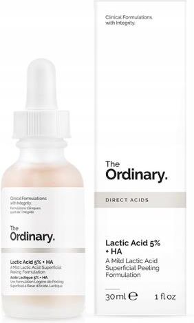 The Ordinary Peeling Z Kwasem Mlekowym 5% I Kwasem Hialuronowym 30Ml