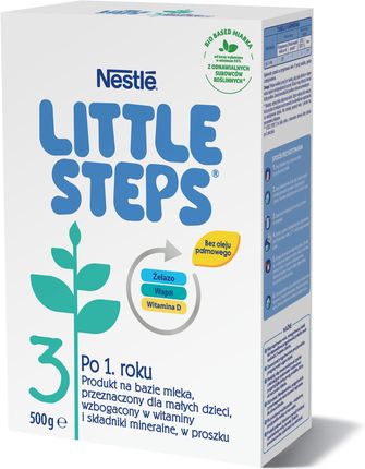 NESTLE Little Steps 3 Mleko Modyfikowane Junior dla dzieci po 1. Roku 500g