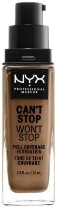 Nyx Professional Makeup Can'T Stop Won'T Stop Full Coverage Foundation Podkład W Płynie Mahogany 30 ml
