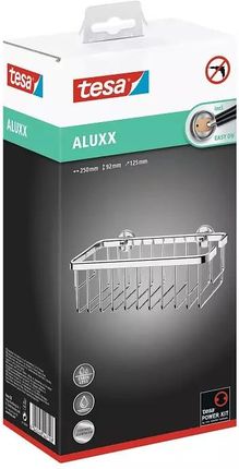 Tesa Aluxx Koszyk łazienkowy pojedynczy, mocowany bez wiercenia (40201)