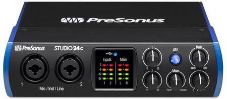 PreSonus Studio 24c Interfejs Audio USB-C - Ceny i opinie - Ceneo.pl