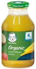 Gerber Organic Nektar Jabłko Mango dla niemowląt po 4 Miesiącu 200ml