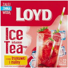 Zdjęcie Mokate Loyd Cold Infusion Herbatka Parzona Na Zimno Truskawkowo Malinowa 12X2,5G - Gdynia