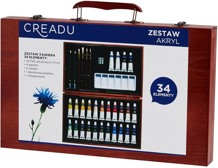 Zestaw Do Rysowania I Malowania Creadu Creadu Zestaw Akrylowy 34 Elementy - Ceny i opinie - Ceneo.pl
