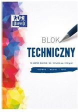 Zdjęcie Oxford Blok Techniczny A3/10K 250G Biały (10Szt) - Rabka-Zdrój