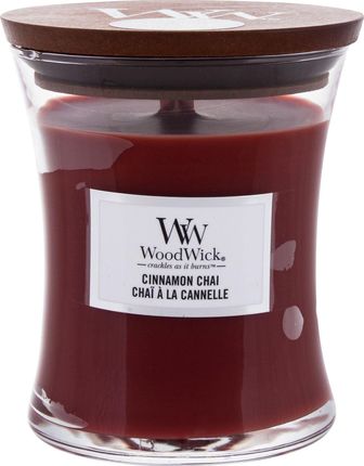 WoodWick Cinnamon Chai Świeca średnia 275g (92104E)