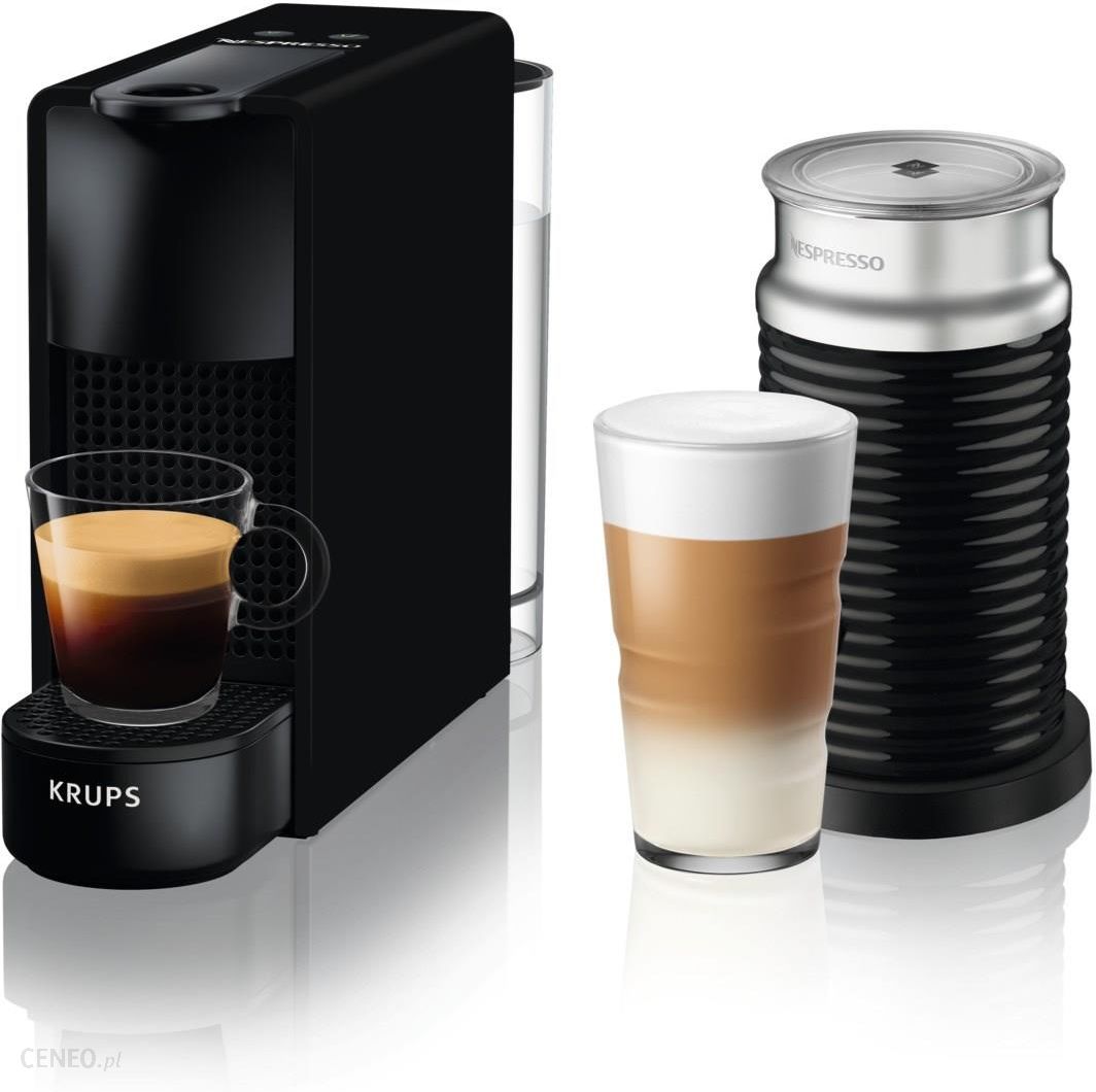  Ekspres Krups Nespresso C30 Essenza Mini czarny BUNDLE (C30-EU3-BK-NE)