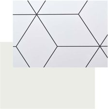 Zdjęcie Panel Przyblatowy Laminowany Kasei 0,3X60X180Cm Geometryczny/Biały - Skierniewice