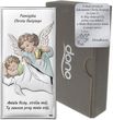 Obrazek srebrny Aniołek Pamiątka Chrztu Świętego DS01C