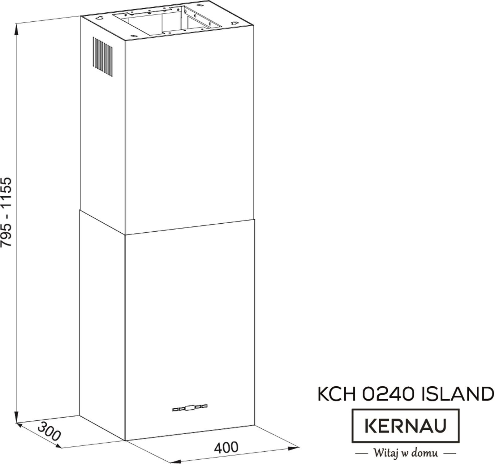 Okap Kernau Kch 0240 B Island - Opinie I Ceny Na Ceneo.pl