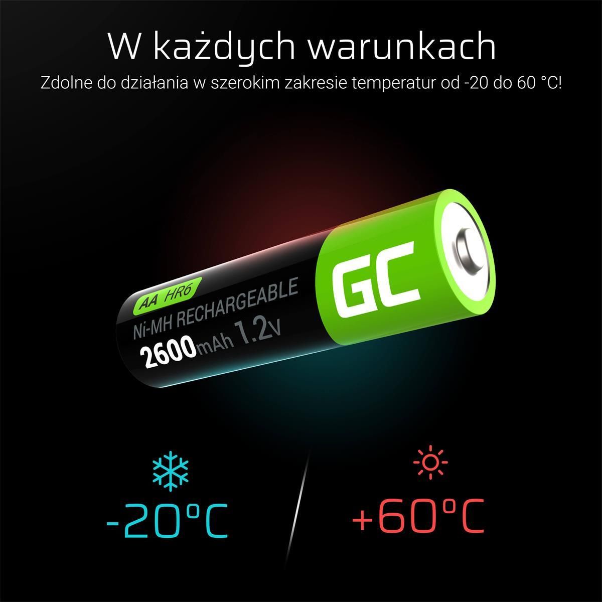 Green Cell 4X Akumulator Aa Hr6 2600Mah (Gr01)