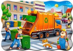 Zdjęcie Castor Puzzle Garbage Car 30El. - Wodzisław Śląski