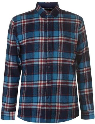 Pierre Cardin koszula flanelowa, w kratę, z długim rękawem na Wiosnę* Męska Koszula Flanelowa W Kratę XL Ceny i