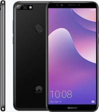 Telefony z outletu Produkt z Outletu: Huawei Y7 Prime 2018 LDN-L21 Black 3/32GB Komplet - zdjęcie 1