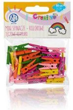 Zdjęcie Mini spinacze Tęczowe klamerki (50szt.) - Wadowice