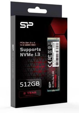 Dysk SSD Silicon Power A80 512GB M.2 (SP512GBP34A80M28