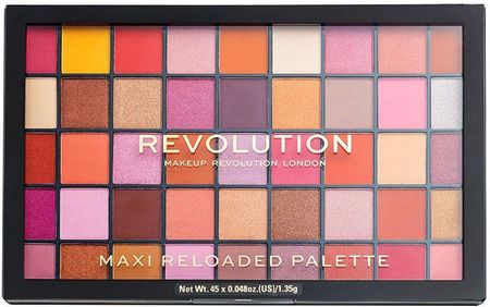 Makeup Revolution Maxi Reloaded Palette paleta sypkich cieni do powiek Big Big Love 60,75g