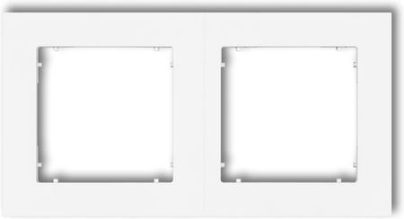 Karlik Ramka Uniwersalna Podwójna Z Tworzywa Biały Mini (Mr2)