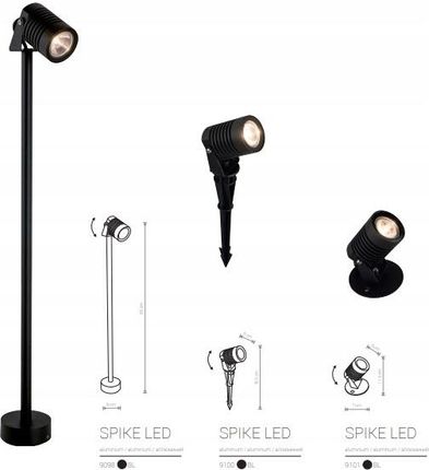 Nowodvorski Spike Led M Czarny (9100) - zdjęcie 2