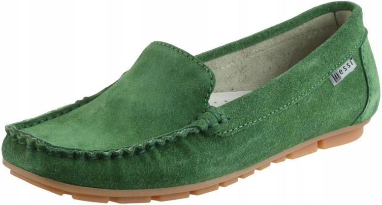 nessi mokasyny zielone