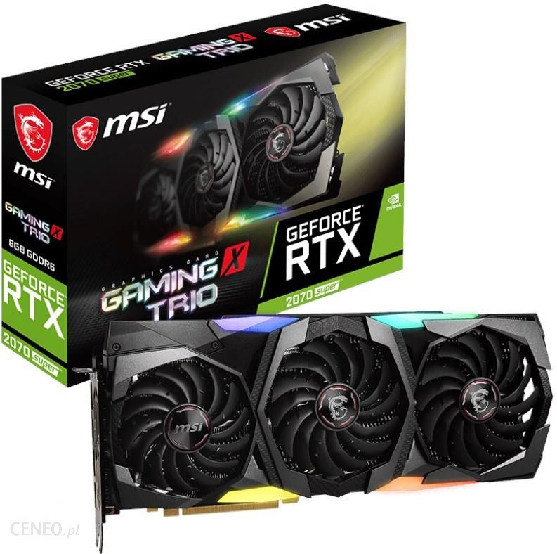   „MSI GeForce RTX 2070 SUPER GAMING X TRIO 8GB“ („GEFORCERTX2070SUPERGAMINGXTRIO“)