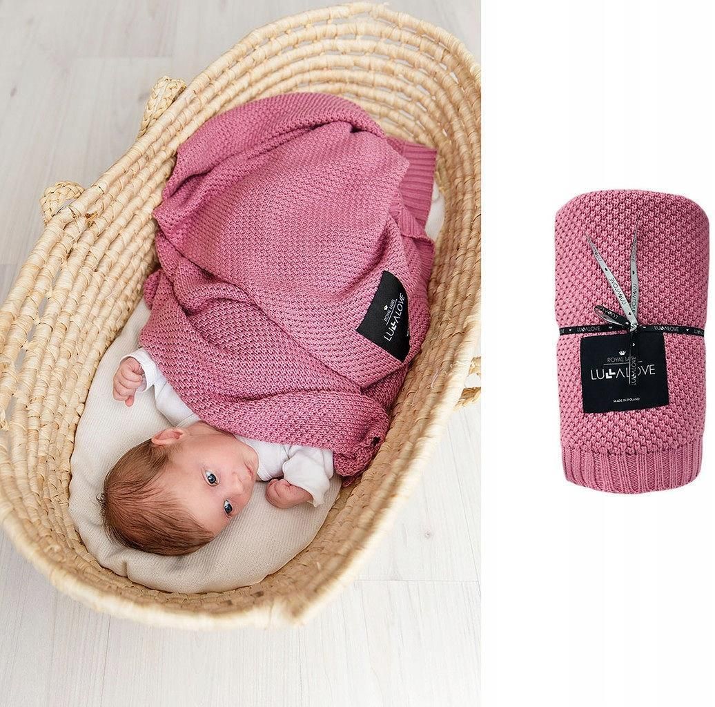 Lullalove Bambusowy Koc Tkany 80X100 Piwonia - zdjęcie 7 Lullalove Bambusowy Koc Tkany 80X100 Piwonia