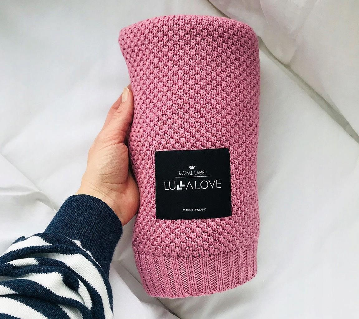 Lullalove Bambusowy Koc Tkany 80X100 Piwonia - zdjęcie 3 Lullalove Bambusowy Koc Tkany 80X100 Piwonia