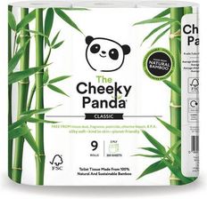 Zdjęcie The Cheeky Panda Hipoalergiczny papier toaletowy trzywarstwowy z bambusa 9 rolek - Gdynia