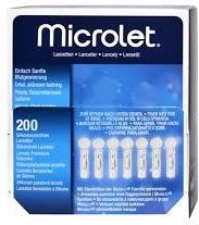 Ascensia Diabetes Care  Microlet lancety 200 sztuk - Glukometry i akcesoria dla diabetyków