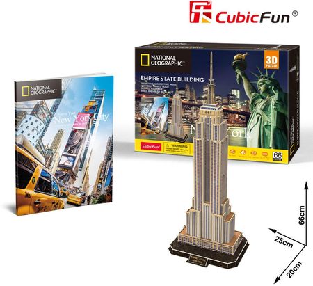Cubic Fun National Geographic Puzzle 3D Empire State Building 66El.