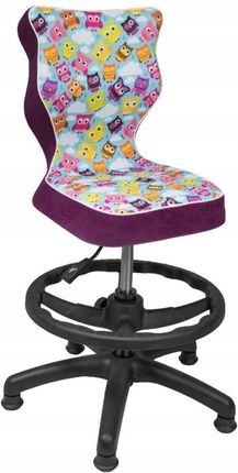 Entelo Krzesło dziecięce Petit BK Storia rozmiar 3 WK+P (119-142 cm) sowy fioletowe