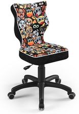 Zdjęcie Entelo Krzesło dziecięce Petit BK Storia rozmiar 3 (119-142 cm) zwierzaki czarne - Pisz