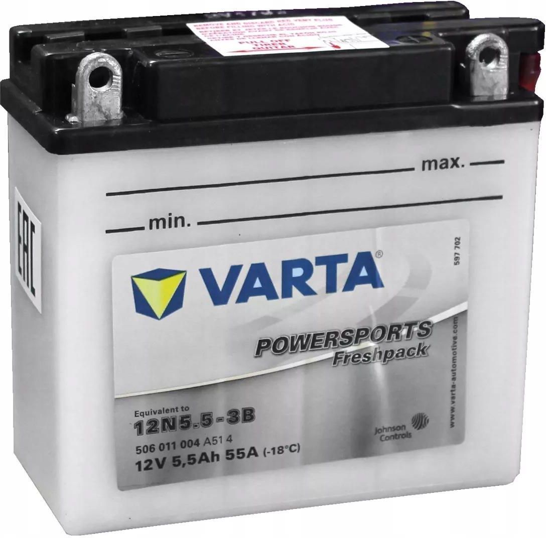 Varta 12N5,5-3B 12V 5,5AH 55A P+ - Ceny i opinie - Ceneo.pl