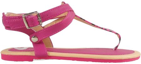 Różowe sandały damskie japonki buty letnie
