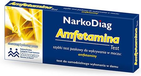 DIAGNOSIS NARKODIAG AMFETAMINA test do wykrywania amfetaminy 1 sztuka