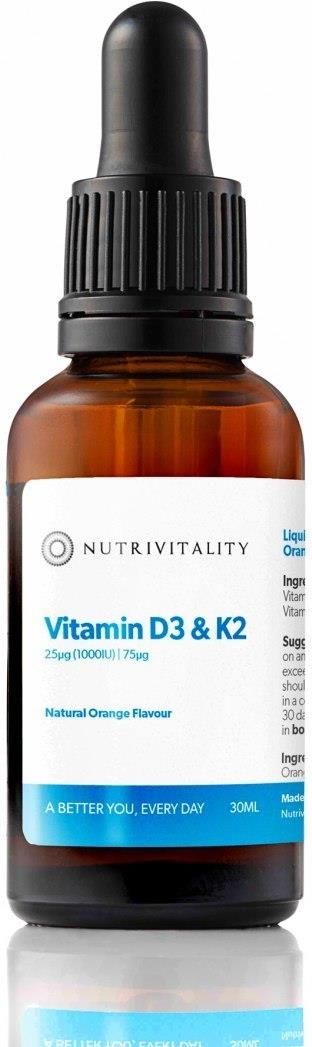 Nutrivitality Witamina D3 K2 W Kroplach 30ml