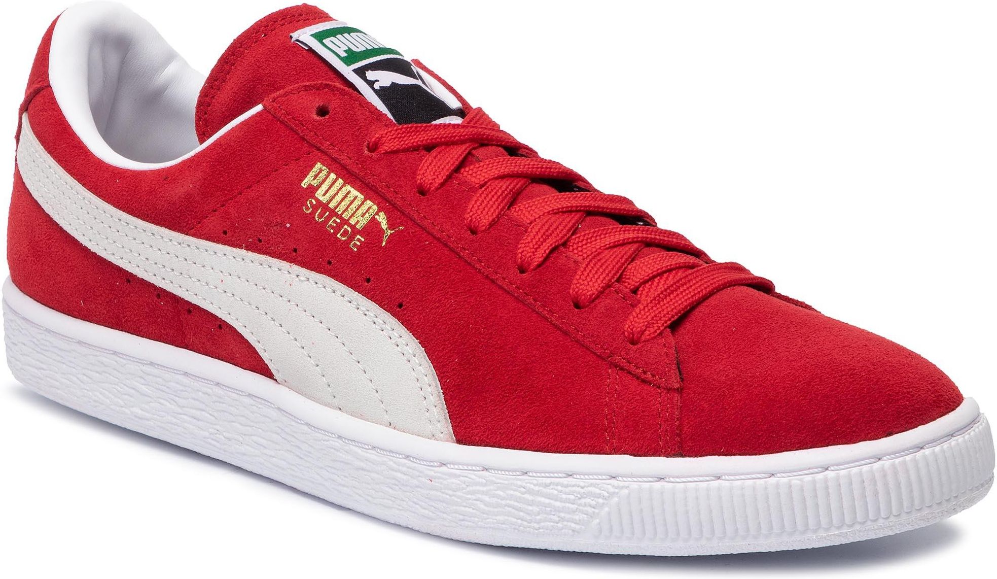 puma suede high risk red
