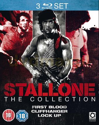 Stallone Collection: First Blood / Cliffhanger / Lock Up (Rambo: Pierwsza Krew / Na krawędzi / Osadzony) [3xBlu-Ray]