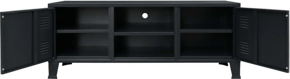Metalowa szafka Tv w industrialnym stylu, 120x35x4 - zdjęcie 6 Metalowa szafka Tv w industrialnym stylu, 120x35x4