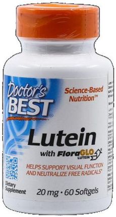 Doctor's Best Lutein with Flora GLO 20 mg 60 kaps