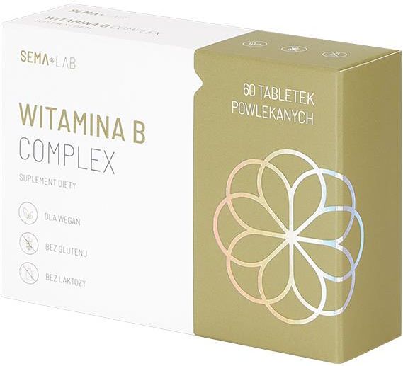 Laboratoria Gemini Semalab Witamina B Complex 60 Tabletek - Opinie I ...