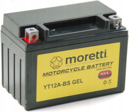 Akumulator żelowy Moretti MT12A-BS/ YT12A-BS 12Ah