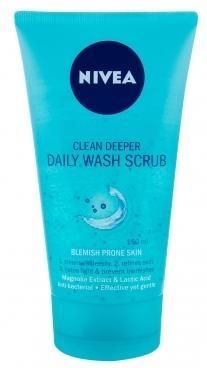 Nivea Clean Deeper Daily Wash Scrub Peeling 150 ml
