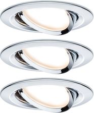 Paulmann Zestaw Nova Okrągłe Wych Led 3X6 5W 2700K 230V Gu10 51Mm Chromalu (93434)