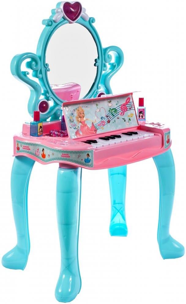 Malplay Toaletka Z Pianinkiem 3W1 - Lustro Pianino Suszarka (216834) - zdjęcie 1 Malplay Toaletka Z Pianinkiem 3W1 - Lustro Pianino Suszarka (216834)