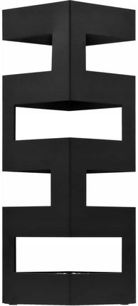 Stojak na parasole tetris stalowy czarny