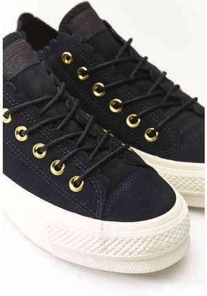 CHUCK TAYLOR ALL STAR LIFT SCALLOP 499 BLACK GOLD EGRET Ceny i opinie Ceneo.pl